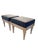 Vintage Ottomans or Foot Rests in French Provincial Style a Pair For Sale In New York - Image 6 of 7