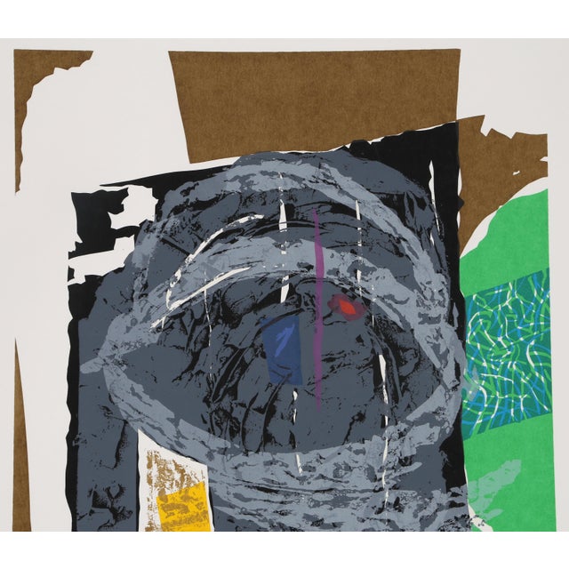 1970s Eye of Vishnu, Seong Moy Screen Print For Sale - Image 5 of 5