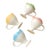 Art Deco Flower-Shaped Ceramic Coffee Cup - Set of 4 For Sale