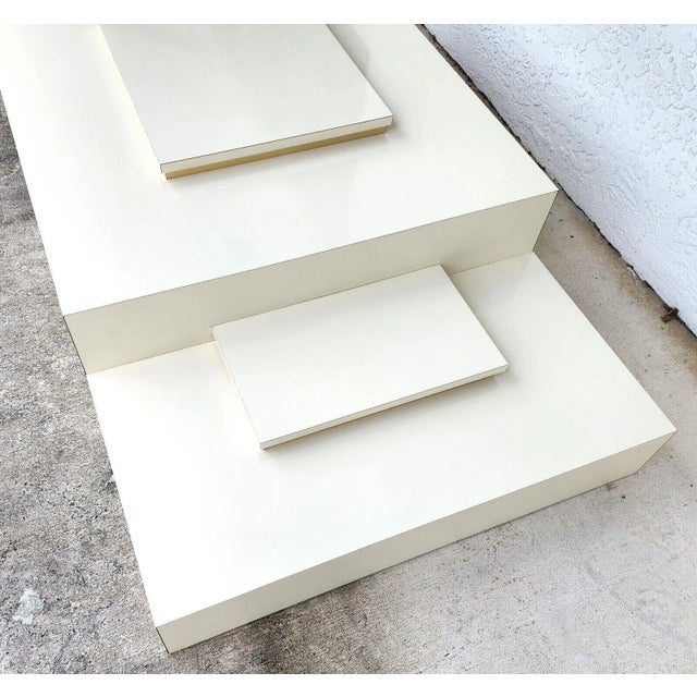 Vintage Coffee Table Mid Century Modern Laminate Low Profile For Sale In Miami - Image 6 of 12