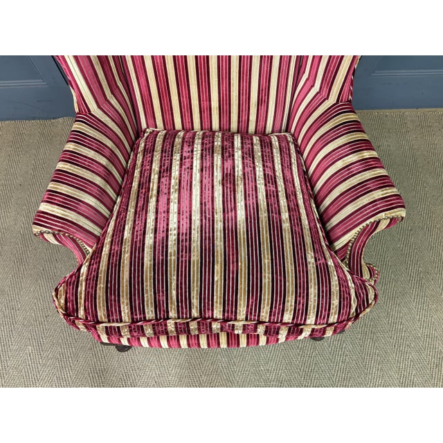 Upholstered Wing Lounge Chairs, 1920, Set of 2 For Sale - Image 13 of 17