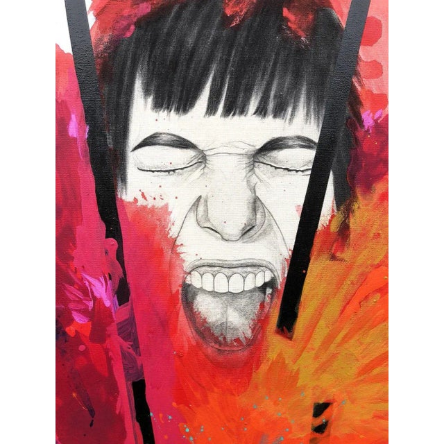 Contemporary Mateo Andrea, Libertad, 2017, Mixed Media For Sale - Image 3 of 5