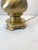 Vintage Unique Solid Brass Traditional and Classic Curvaceous Urn Shaped Lamp Mint Condition For Sale - Image 9 of 16