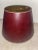 Vintage Stiffel Burgundy Leather Lamp Shade "Mint" Condition For Sale - Image 11 of 12