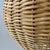 Mid-Century Modern Swedish Ball Rattan and Brass Pendant Light, 1950s For Sale - Image 9 of 16