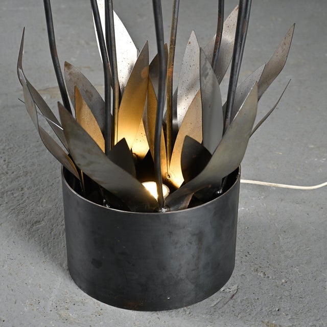 Sculptural Floral Lamp from Royal Copenhagen, Denmark, 1960 For Sale - Image 9 of 17