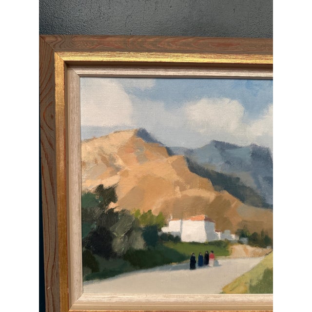 Stig Wernheden, Greek Landscape, 1960s, Oil on Canvas, Framed For Sale - Image 15 of 18