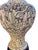 Vintage Asian Chinoiserie Relief-Carved Table Lamp With Pleated Shade For Sale In Greensboro - Image 6 of 7