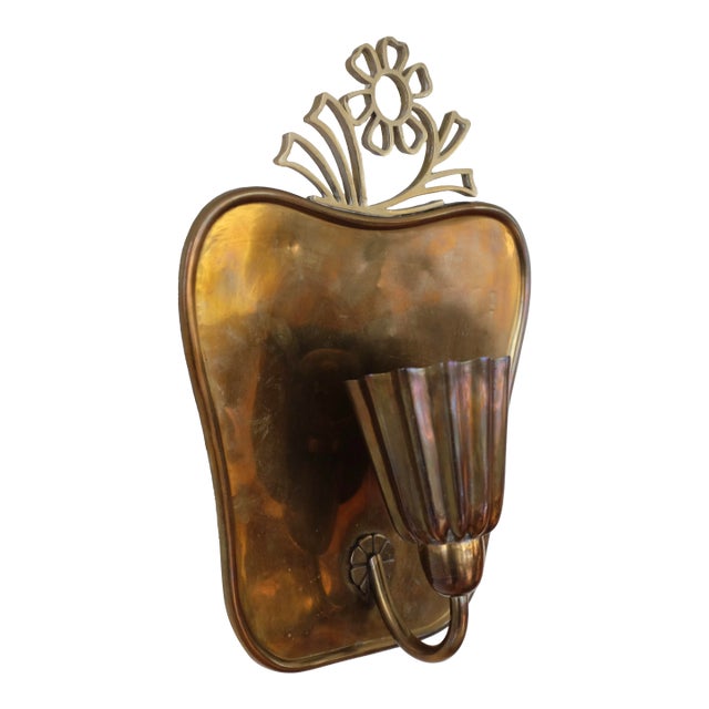 1940s Wall Scone by Lars Holmström For Sale