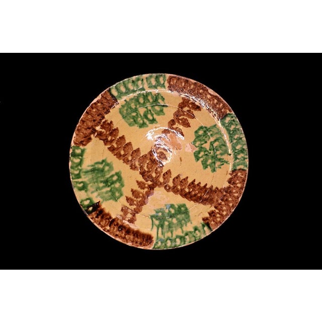 Vintage Handmade Clay Bowl or Plate, 1930s For Sale - Image 13 of 16