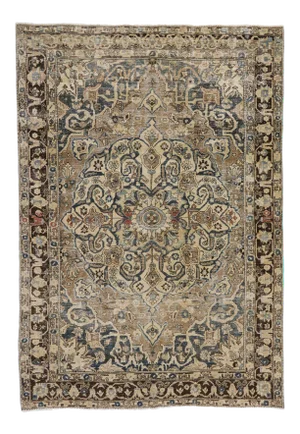 Antique Persian Heriz Rug - 08'03 X 11'11