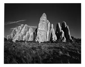 Sand Dune Arches #2- Black and White Rock Arch Photography, Limitd Edition of 20 2023