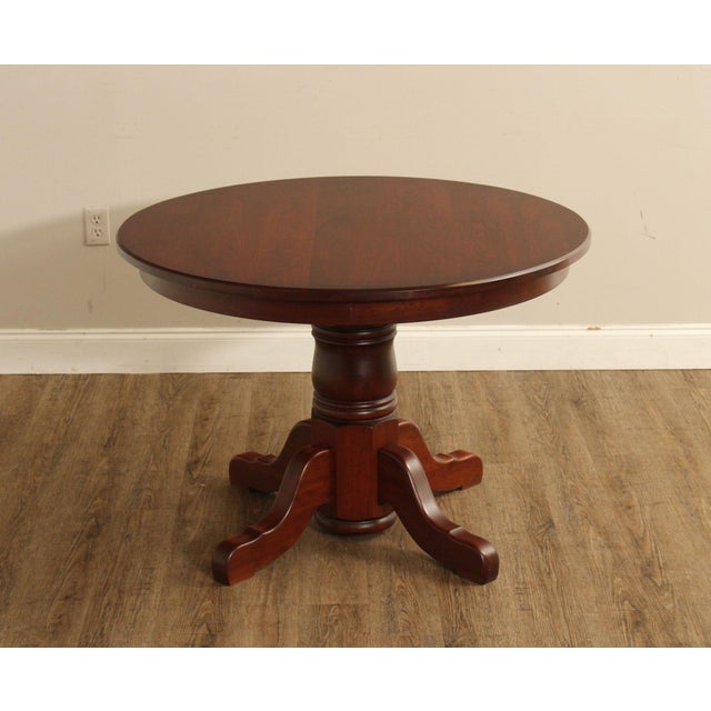 High Quality American Made Round Top Cherry Dining Table Or Breakfast Table By Hunt Country Furniture. Constructed Of...