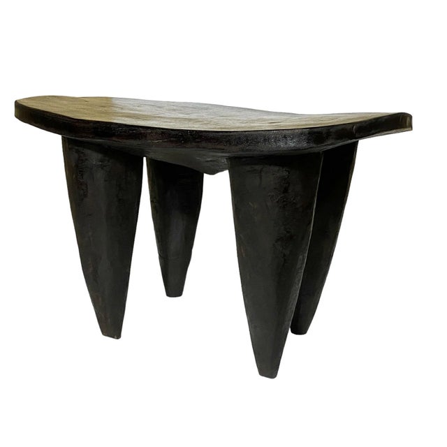 African Carved Wood Senufo Table/Stool 21.25" W For Sale In New York - Image 6 of 10