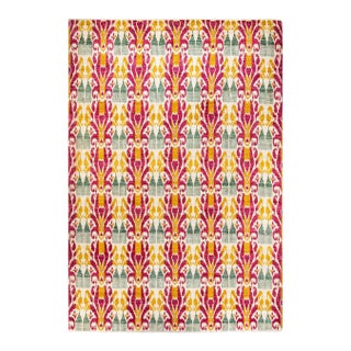 Modern Hand-Knotted Area Rug - Ivory, 9' 10" x 14' 5" For Sale