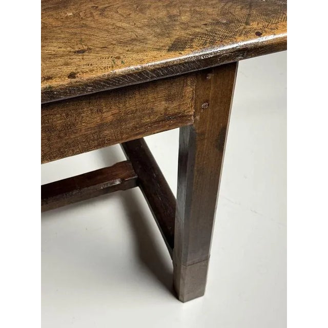 Wood French Farmhouse Dining Table For Sale - Image 7 of 18