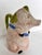 Vintage 1980s Italian Majolica Hand Painted Ceramic Monk Pig Pitcher For Sale - Image 9 of 13