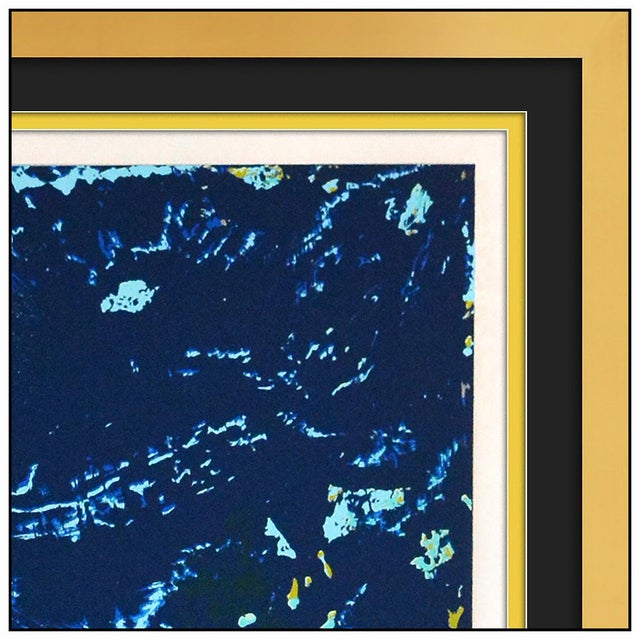 1980 Shikar Modern Blue Serigraph LeRoy Neiman For Sale In Minneapolis - Image 6 of 6