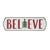 American Metal Holiday Sentiment Plaque (Set of 3) For Sale - Image 3 of 4