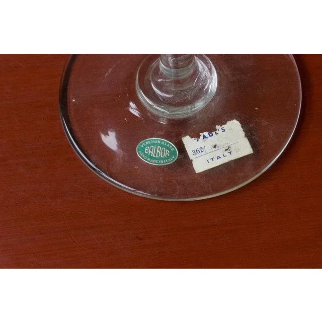 Vintage Balboa Glass With Stem For Sale - Image 4 of 6