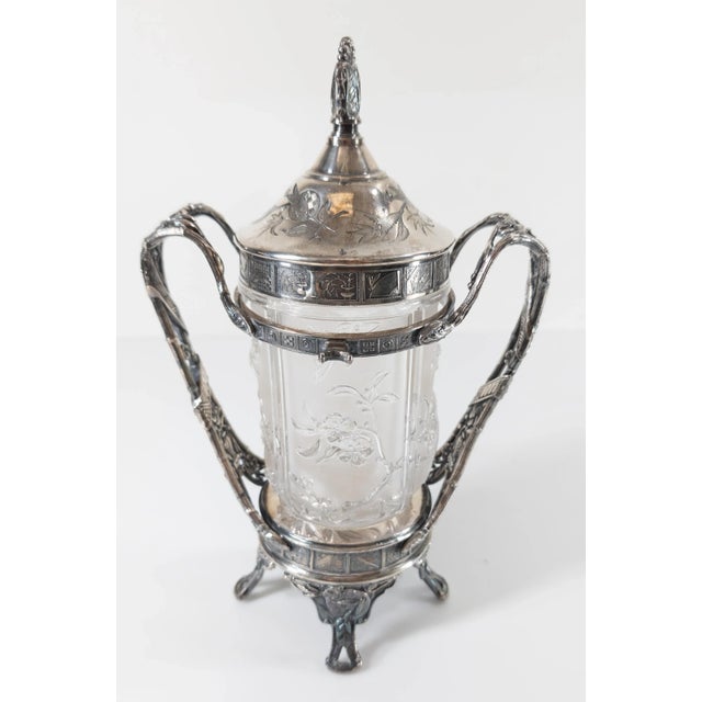 Late 19th Century 19th Century Reed & Barton Aesthetic Style Pickle Castor For Sale - Image 5 of 12