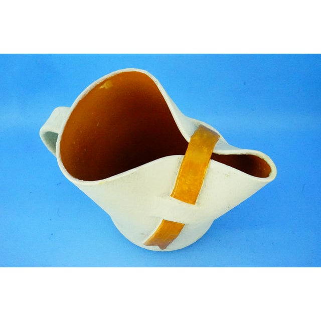 Modernist Ceramic Jug Vase by Studio Umbria ARS Umbra Umbertide, 1950s For Sale - Image 9 of 18