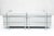 Contemporary LC3 Bauhaus Sofa in Grey Leather by Le Corbusier and Pierre Jeanneret and Charlotte Perriand for Cassina, 1980s For Sale - Image 3 of 13