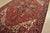 Tribal Heriz Rug 8’2” X 11’9” Red Wool Vintage Tribal Hand-Knotted Oriental Carpet For Sale - Image 3 of 15