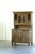 Antique Danish Oak Buffet Cabinet with Crystal Glass Doors, 1850s For Sale - Image 16 of 18