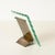 Large Nile Green Chiseled Crystal and Brass Photo Frame from Fontana Arte, Italy, 1940s For Sale - Image 6 of 15