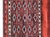 A charming early 20th century Persian Yamut bag face rug with an all-over pattern with diamonds and stylized flowers woven...