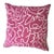 Contemporary Square Hot Pink Pillow Cover For Sale