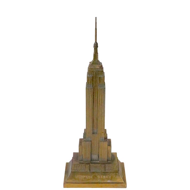Mid-Century Modern Vintage Empire State Building n.y.c. Souvenir For Sale - Image 3 of 8