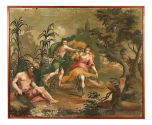 Tuscan School Artist, Apollo and Daphne, Oil on Canvas