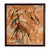 Framed African Batik Textile Art Giraffe Herd Silhouette by Robin Anderson For Sale - Image 4 of 6