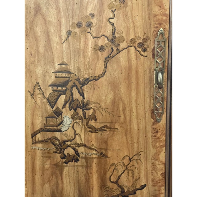 Fabulous 1970s Drexel Heritage Faux Bamboo Chinoiserie Chest For Sale In Miami - Image 6 of 8