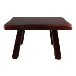 Vintage Cushman Wood Stool #9038 For Sale