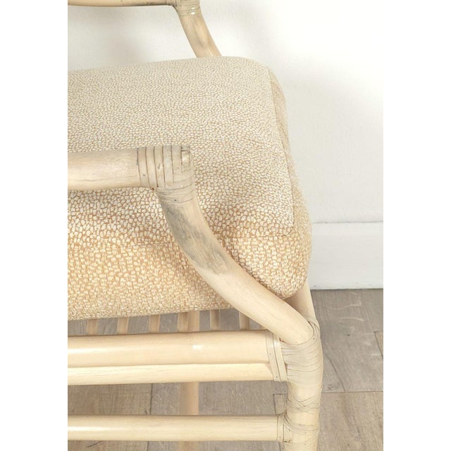 Wood Pair of Vintage McGuire Armchairs, Circa 1980. Two Pairs Available For Sale - Image 7 of 12