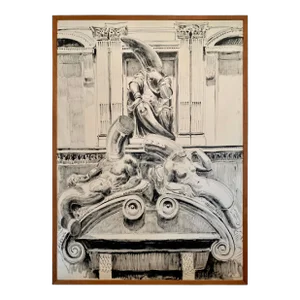 Pier Gustafson Original Pen Series for Boston Pen Fair Wall Art