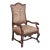 Panache for Michael Taylor Louis XIV Style Walnut Arm Chair - 1 of 2 For Sale