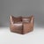 1970s Brown Leather Le Bambole Armchairs by Mario Bellini for B&B, 1970s, Set of 3 For Sale - Image 5 of 15