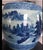 Antique Japanese Blue and White (Sometsuke) Porcelain Hibachi With Applied Inscription For Sale - Image 6 of 18