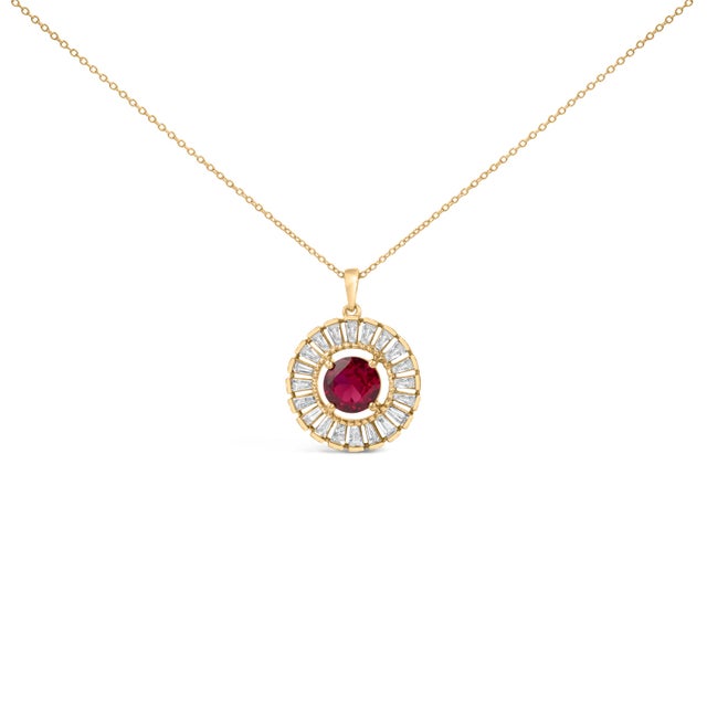 A radiant talisman of modern romance, this circular medallion captures the warmth of sunlight and the drama of dusk. At...