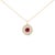 A radiant talisman of modern romance, this circular medallion captures the warmth of sunlight and the drama of dusk. At...
