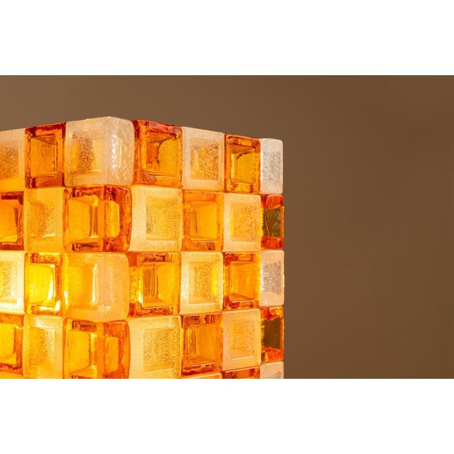 Floor Lamp in Amber and Crystal Pulegoso Glass from Poliarte, Italy, 1970s For Sale - Image 15 of 17