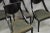 Wood Pietro Constantini Italian Regency Black Lacquer Klismos Dining Chairs Set of 4 For Sale - Image 7 of 12