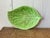 Vintage bright green leaf-shaped tray from England! This charming dish would be perfect for serving up snacks, business...