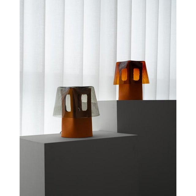 Mesia Ceramic Table Lamp by Luis Gimeno For Sale - Image 9 of 16