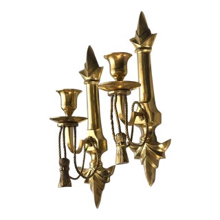 Vintage Gothic Revival Sconces- a Pair For Sale