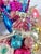 Pair of Handmade Christmas Wreaths With Vintage Glass Ornaments & Reindeer For Sale - Image 9 of 12